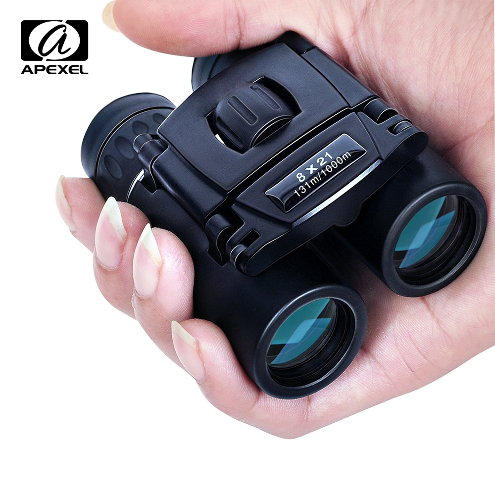 Home Cinema Center - APEXEL 8x21 Compact Zoom Binoculars Long