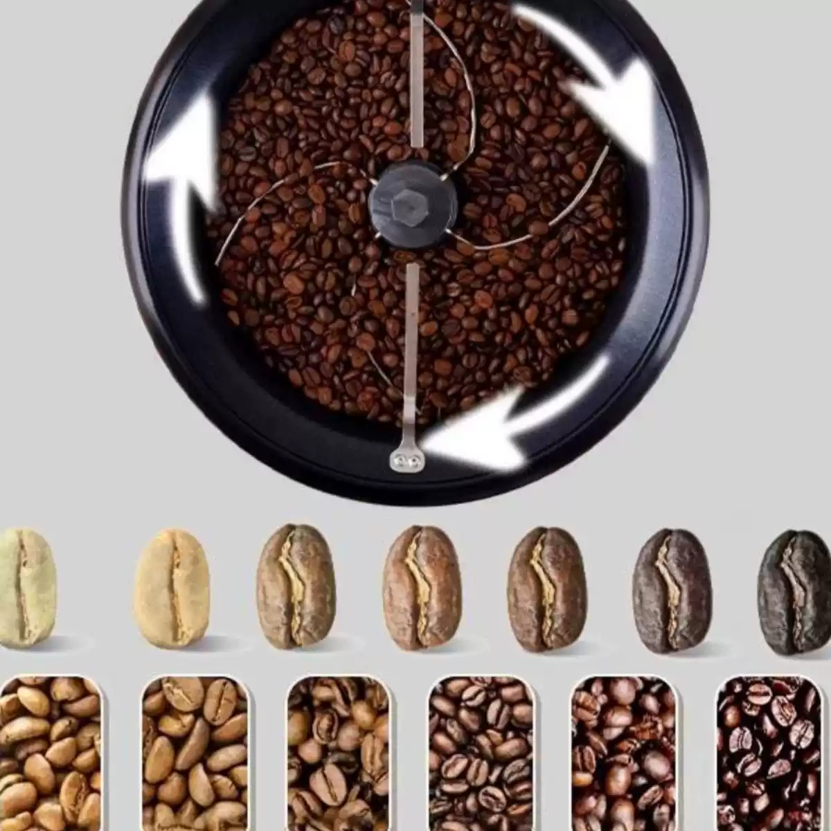 Popcorn Machine Home - Coffee bean roaster, small-sized frying pan