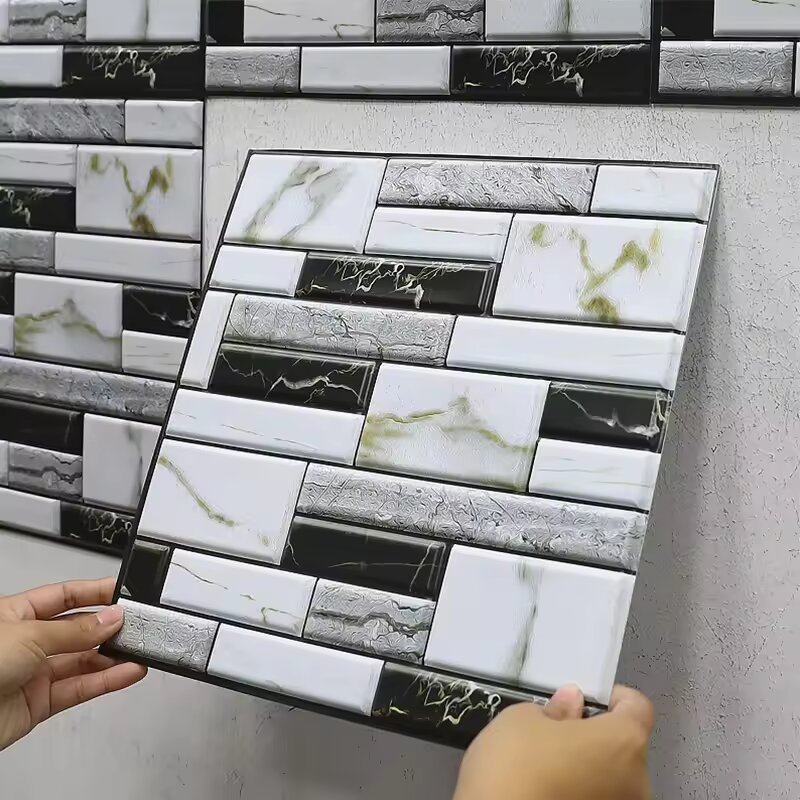 Home Cinema Room - 5/10pcs Self Adhesive Tile Wall Sticker