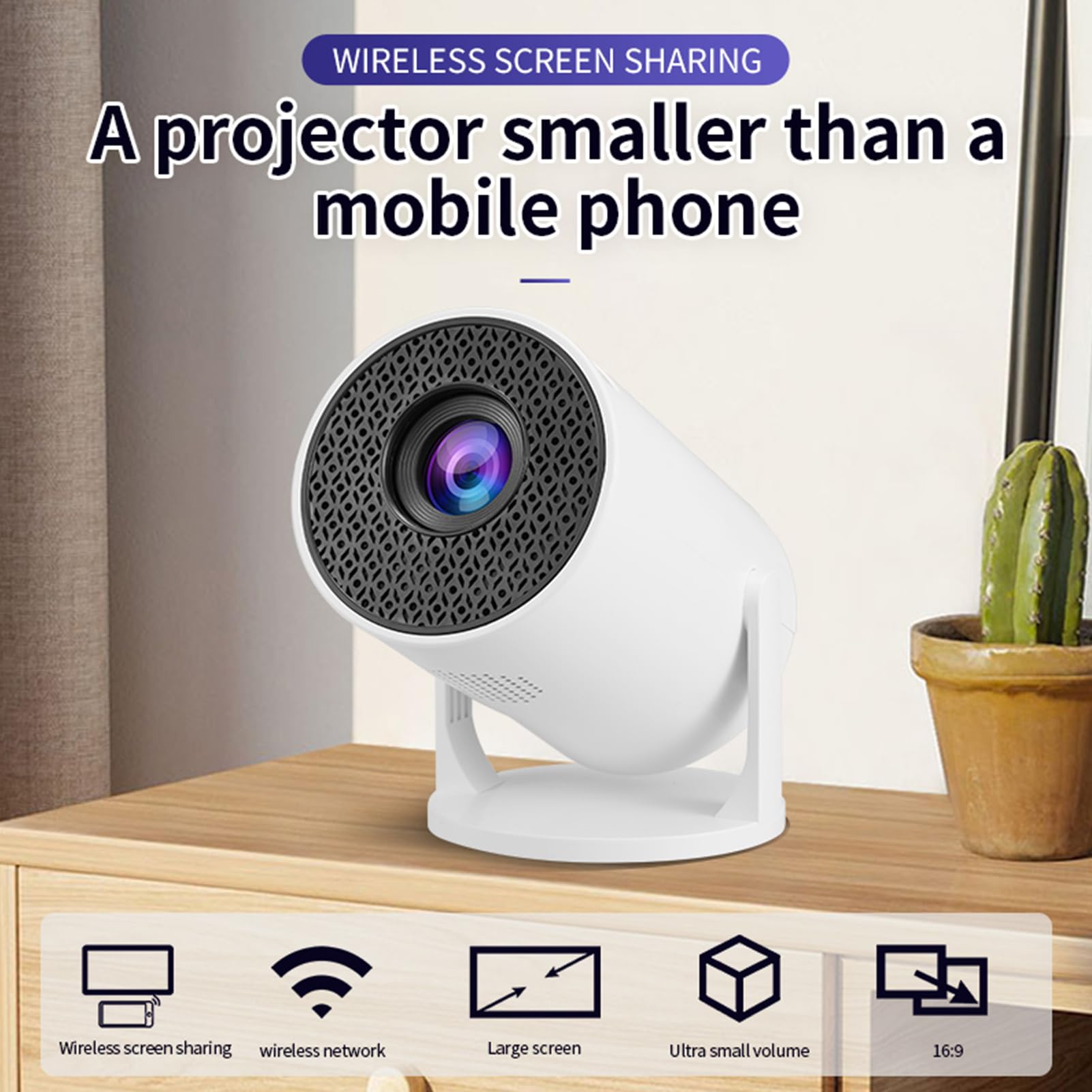 Home Cinema Gaming - M5 8K Wifi 6 Projector Ultra