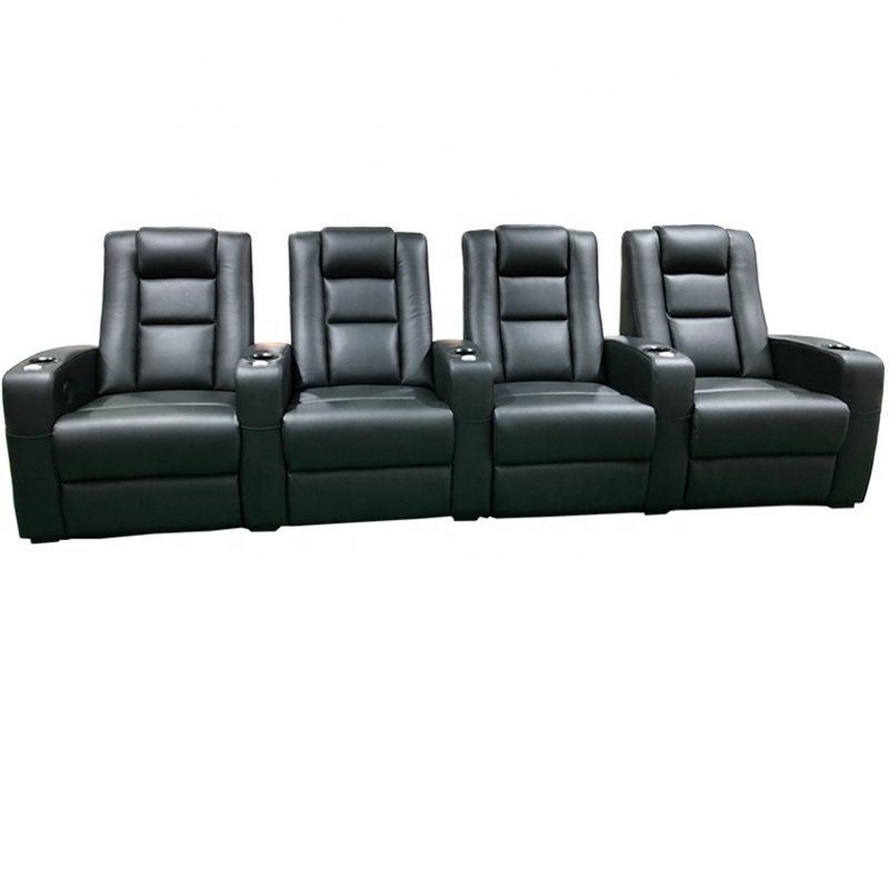 Home Cinema Recliner Chairs - --high End Home Theatre Sofa Nappa