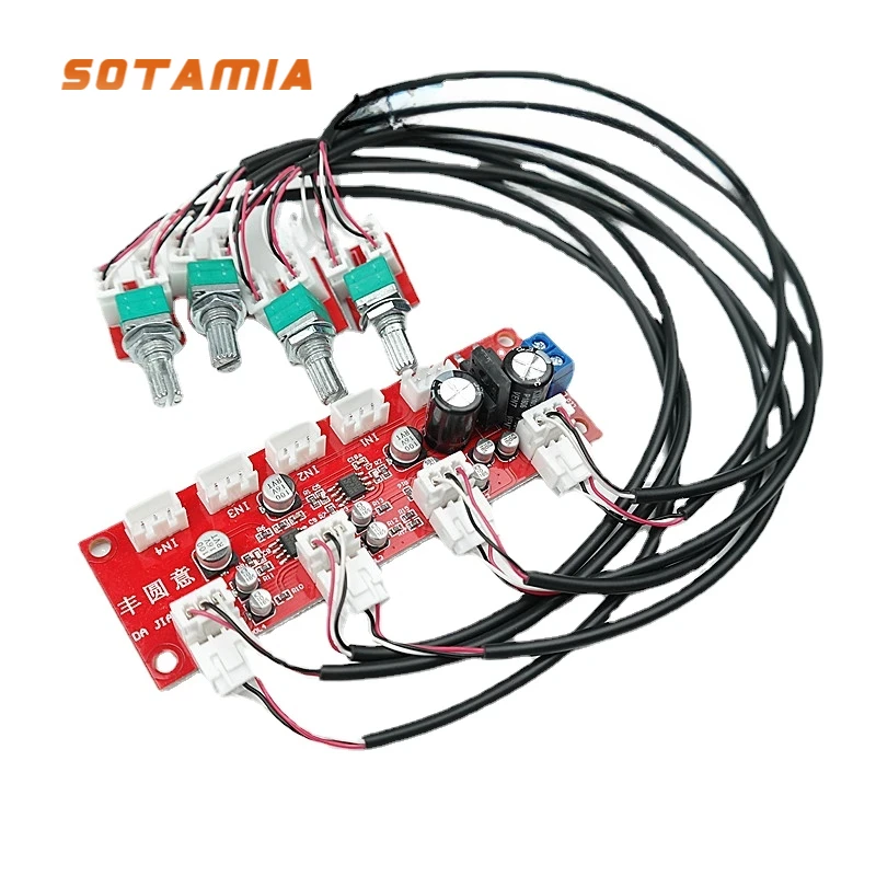 Home Cinema Heos - SOTAMIA NE5532 4 Way Input Mixer