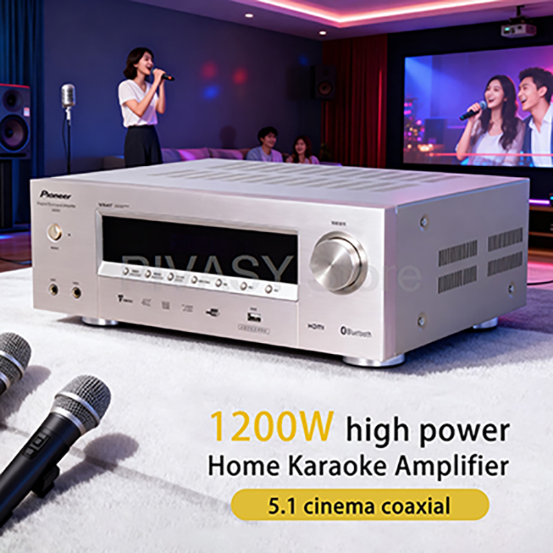 Home Cinema Heos - 1200W Amplifier Bluetooth Amp SNR85dB Sound