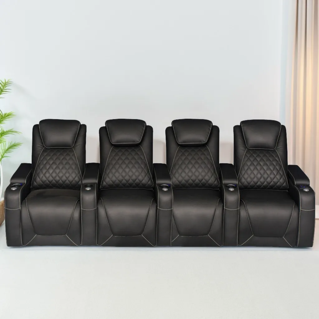 -Green Color Home Furniture 4  - Home Cinema Recliner Chairs recension och pris