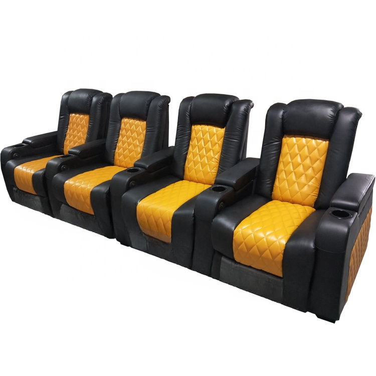 -Hot Sale Genuine Leather Auto - Home Cinema Recliner Chairs recension och pris