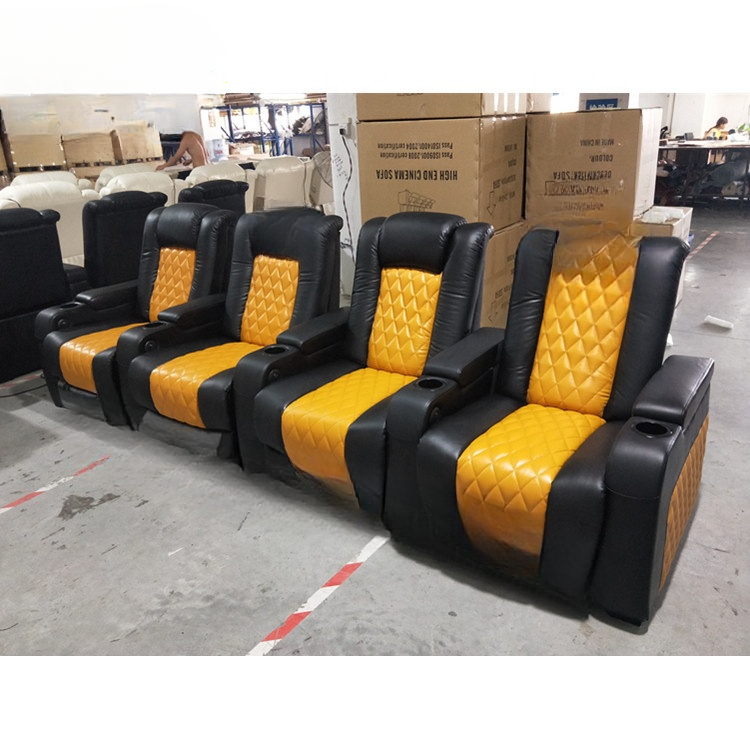 -Hot Sale Genuine Leather Auto - Home Cinema Recliner Chairs recension och pris