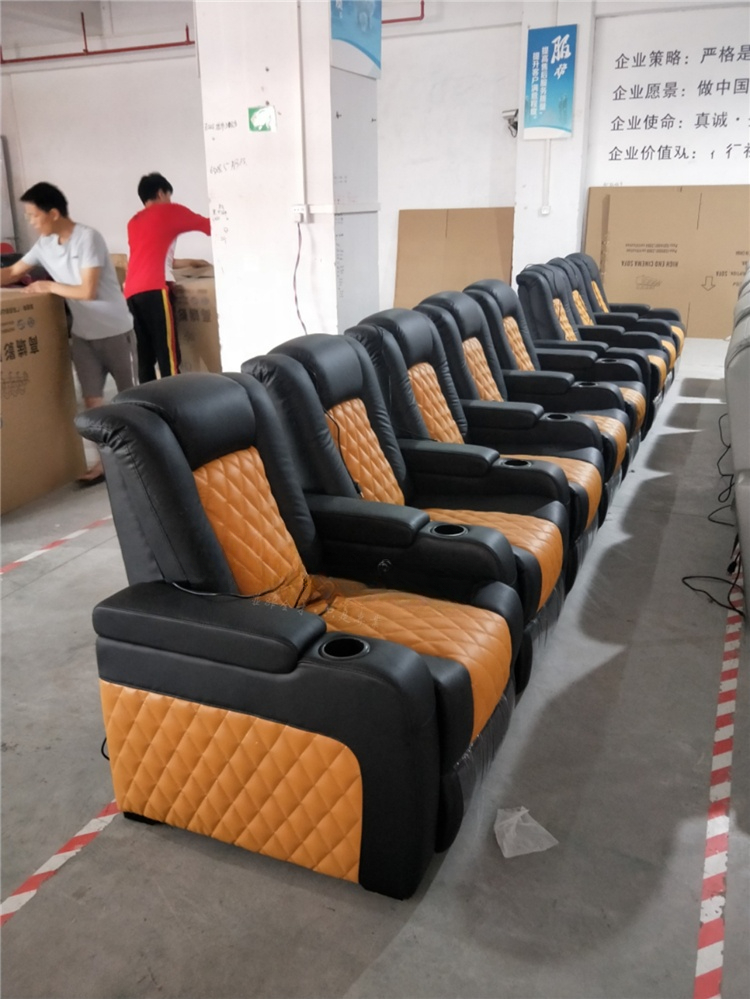 -Hot Sale Genuine Leather Auto - Home Cinema Recliner Chairs recension och pris