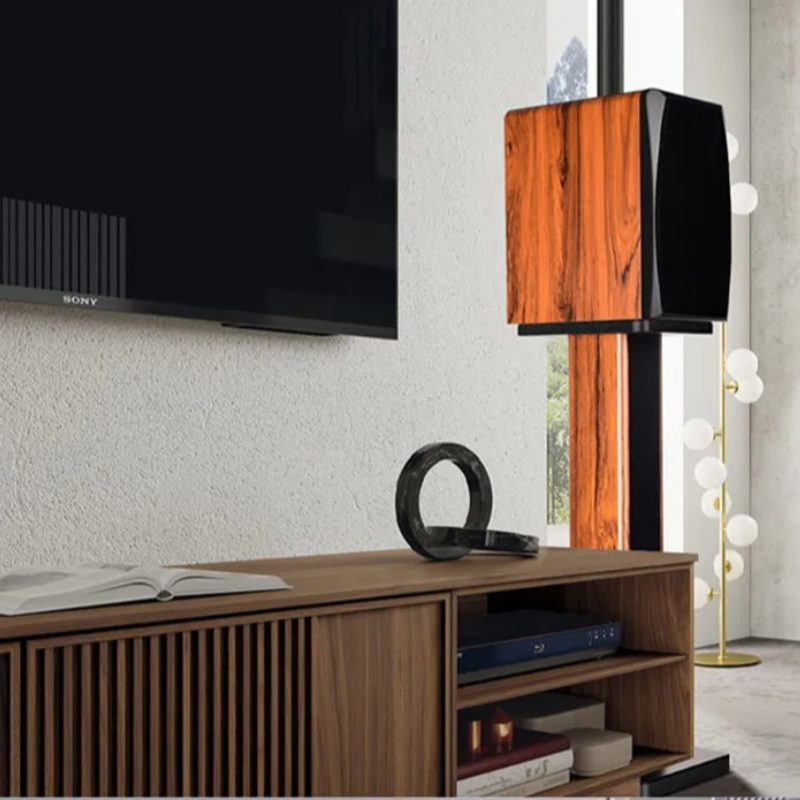 Solid Wood Speaker Stand Floor - Home Cinema Room recension och pris