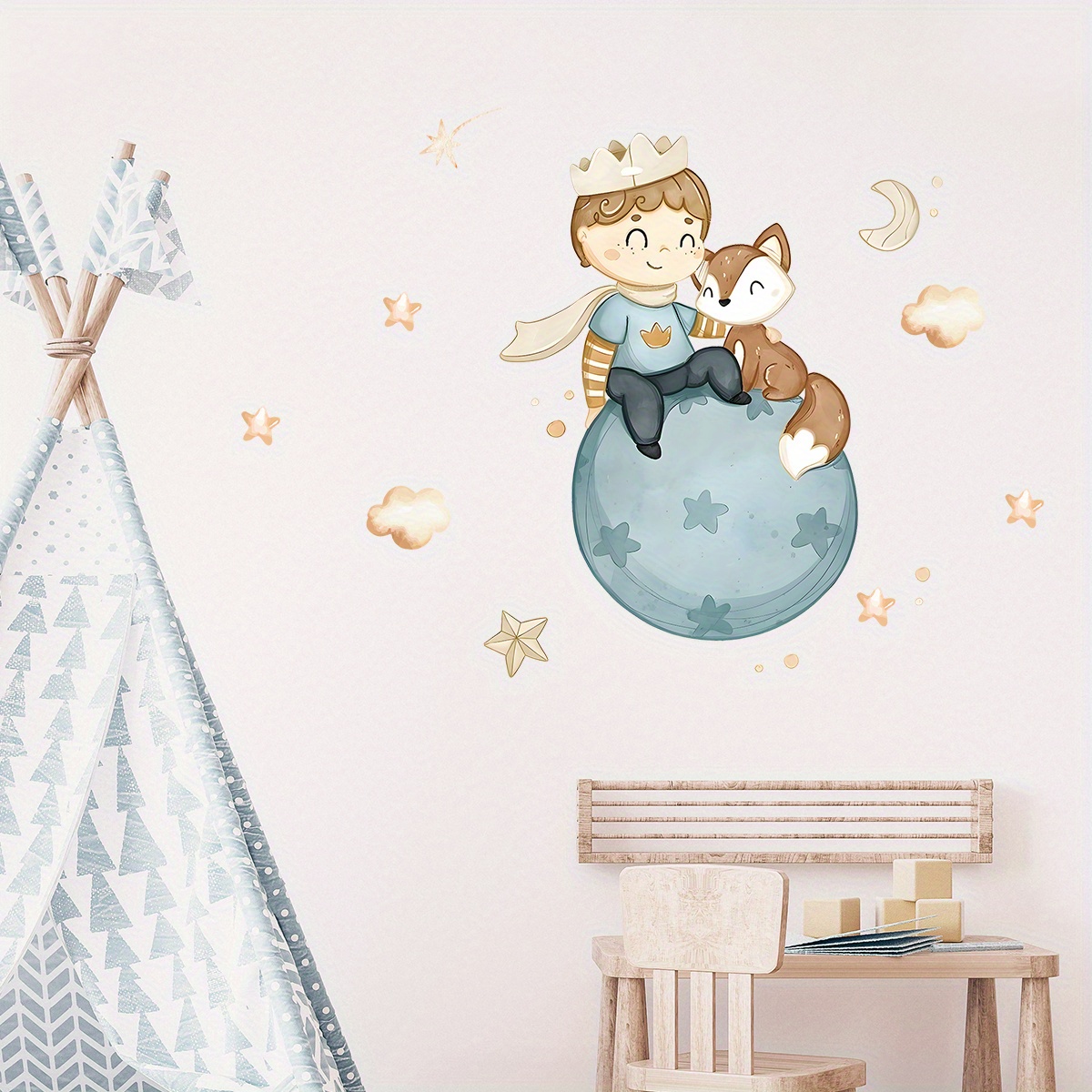 Cartoon Cute Prince Fox Balloo - Home Cinema Room recension och pris