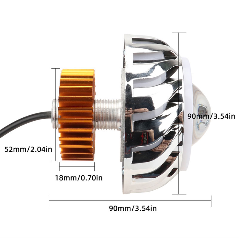 1pcs Car Motorcycle Headlight  - Projector Lamp Replacement recension och pris