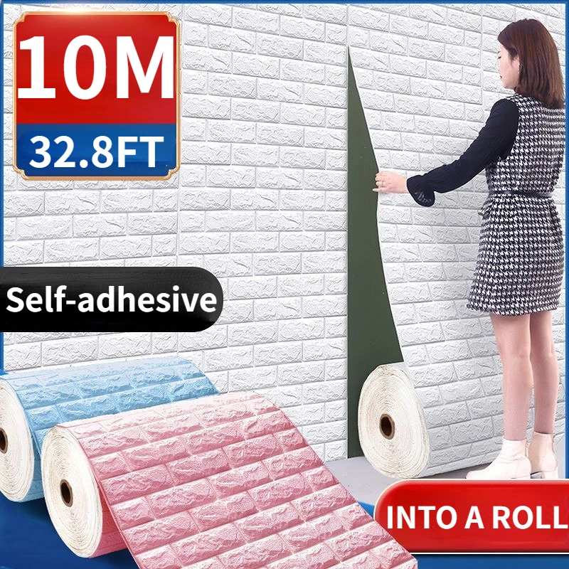 3D Foam Brick Wall Panels Stic - Home Cinema Room recension och pris