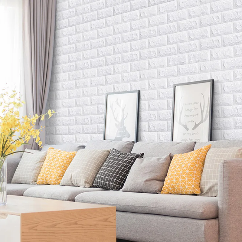 3D Foam Brick Wall Panels Stic - Home Cinema Room recension och pris