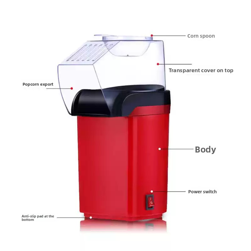 Oil-free air Corn machine,Pipo - Popcorn Machine Home recension och pris