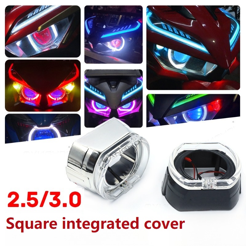 2PCS Projector Cover Headlight - Projector Lamp Replacement recension och pris