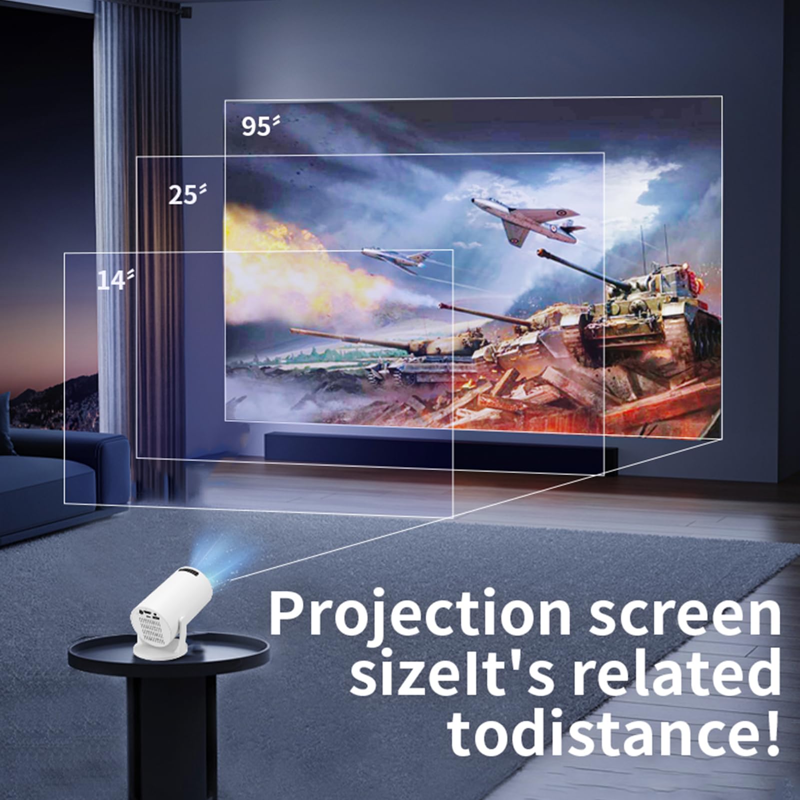 M5 8K Wifi 6 Projector Ultra H - Home Cinema Gaming recension och pris