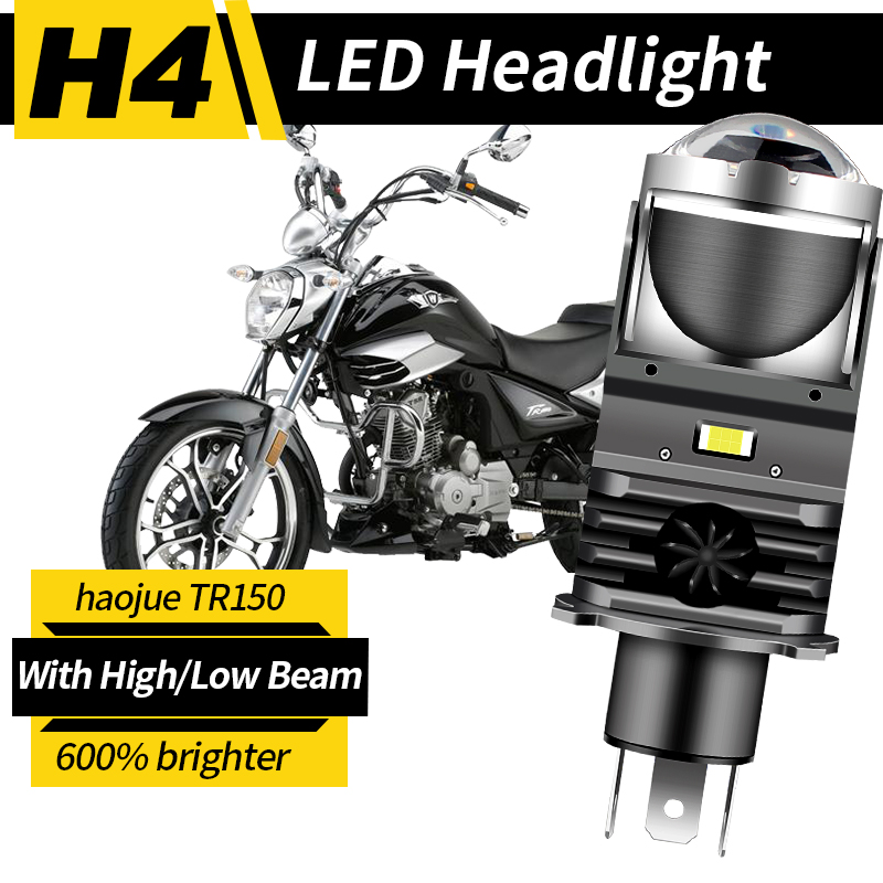 1pc H4 LED Projector Headlight - Projector Lamp Replacement recension och pris