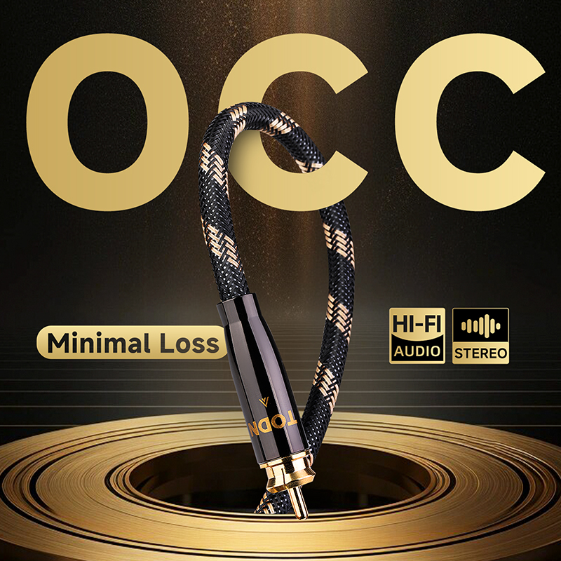 TODN RCA Cable HiFi Stereo 3.5 - Home Cinema Heos recension och pris