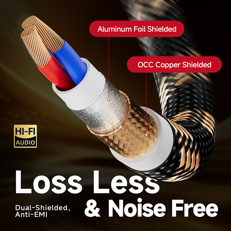 TODN RCA Cable HiFi Stereo 3.5 - Home Cinema Heos recension och pris
