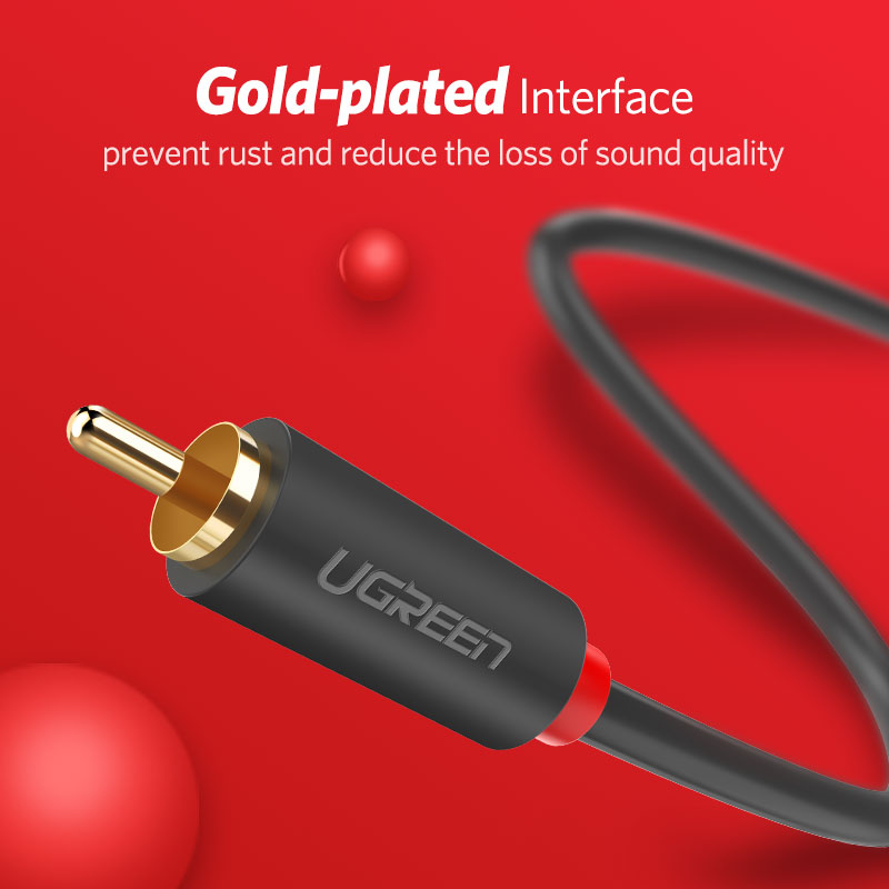 UGREEN 2RCA to 2 RCA Male to M - Home Cinema Heos recension och pris