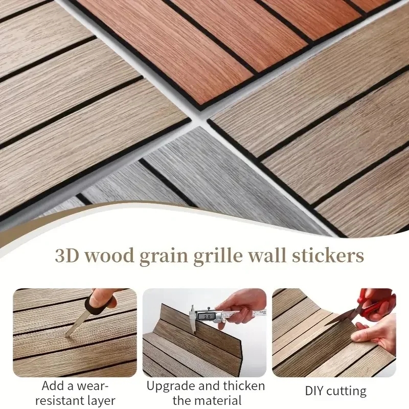 Faux Wood Grain Grille Self-Ad - Home Cinema Room recension och pris