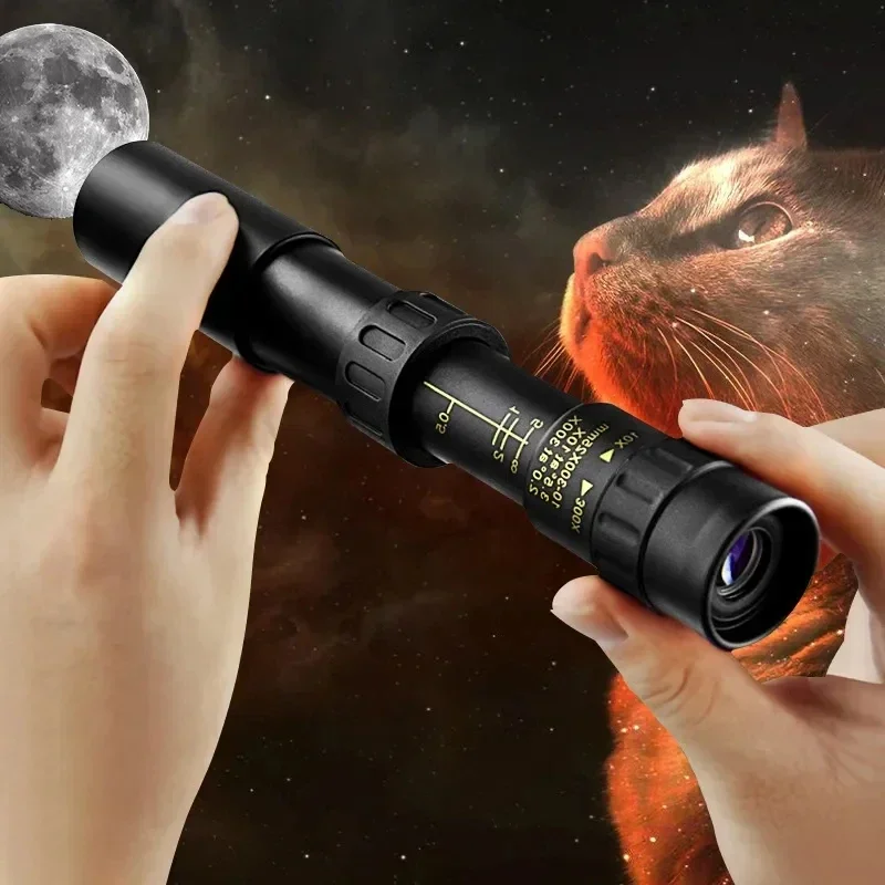 1Pc 10-300X Monocular Telescop - Home Cinema Center recension och pris