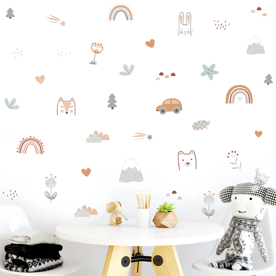 Cartoon Rainbow Animals Faces  - Home Cinema Room recension och pris