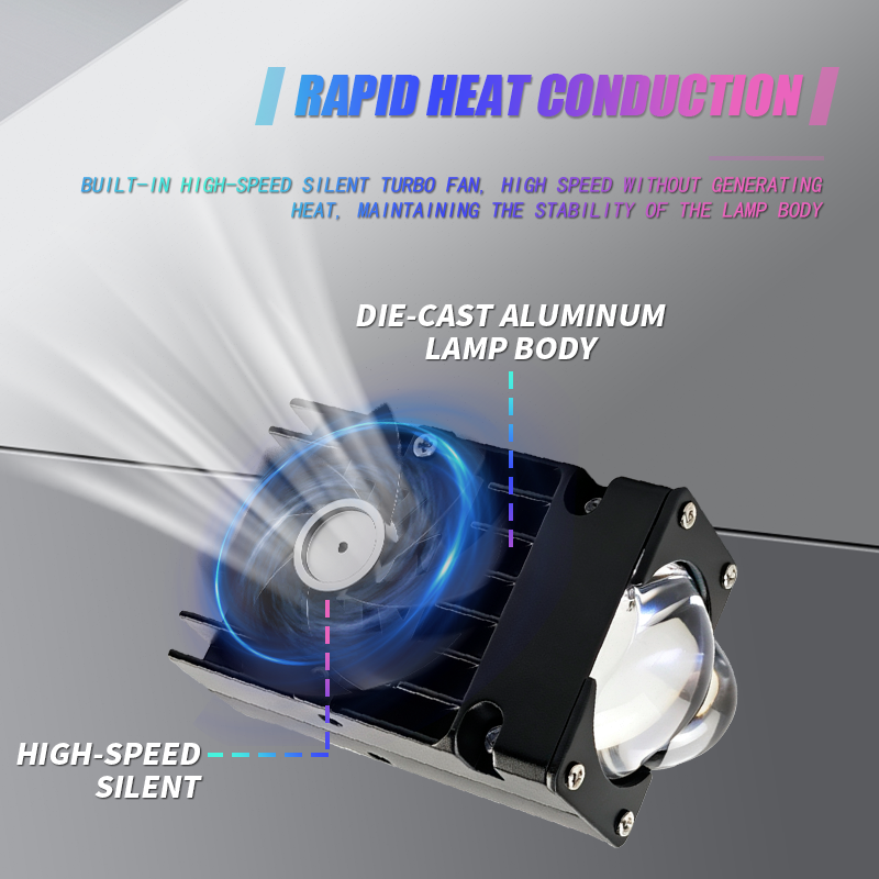 Car Front Headlight Led Work L - Projector Lamp Replacement recension och pris
