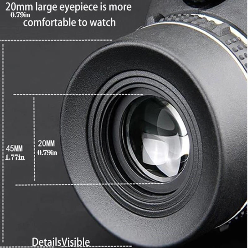 12x50 HD Monoculars with LED L - Home Cinema Center recension och pris