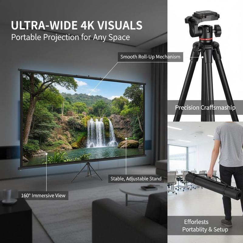 Portable Projection Display 11 - Home Cinema Gaming recension och pris