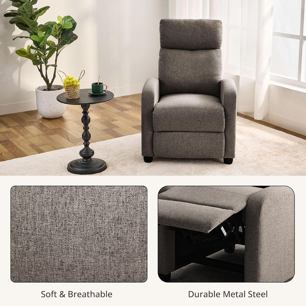 Modern Manual Push Back Reclin - Home Cinema Recliner Chairs recension och pris