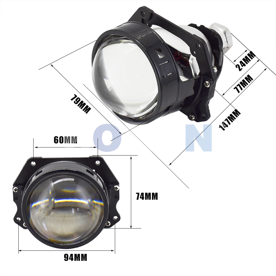 Ronan 40W 3inch Bi-Led Project - Projector Lamp Replacement recension och pris
