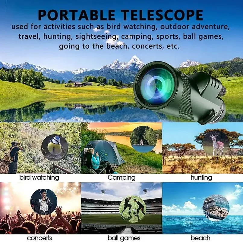 80x100 HD Monocular for Smartp - Home Cinema Center recension och pris