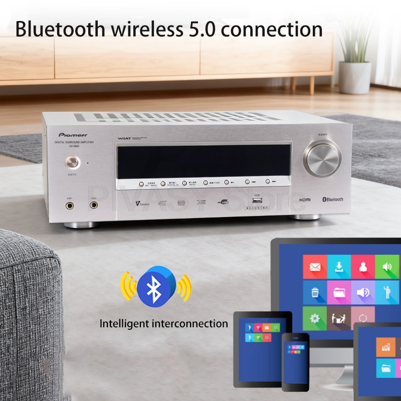 1200W Amplifier Bluetooth Amp  - Home Cinema Heos recension och pris