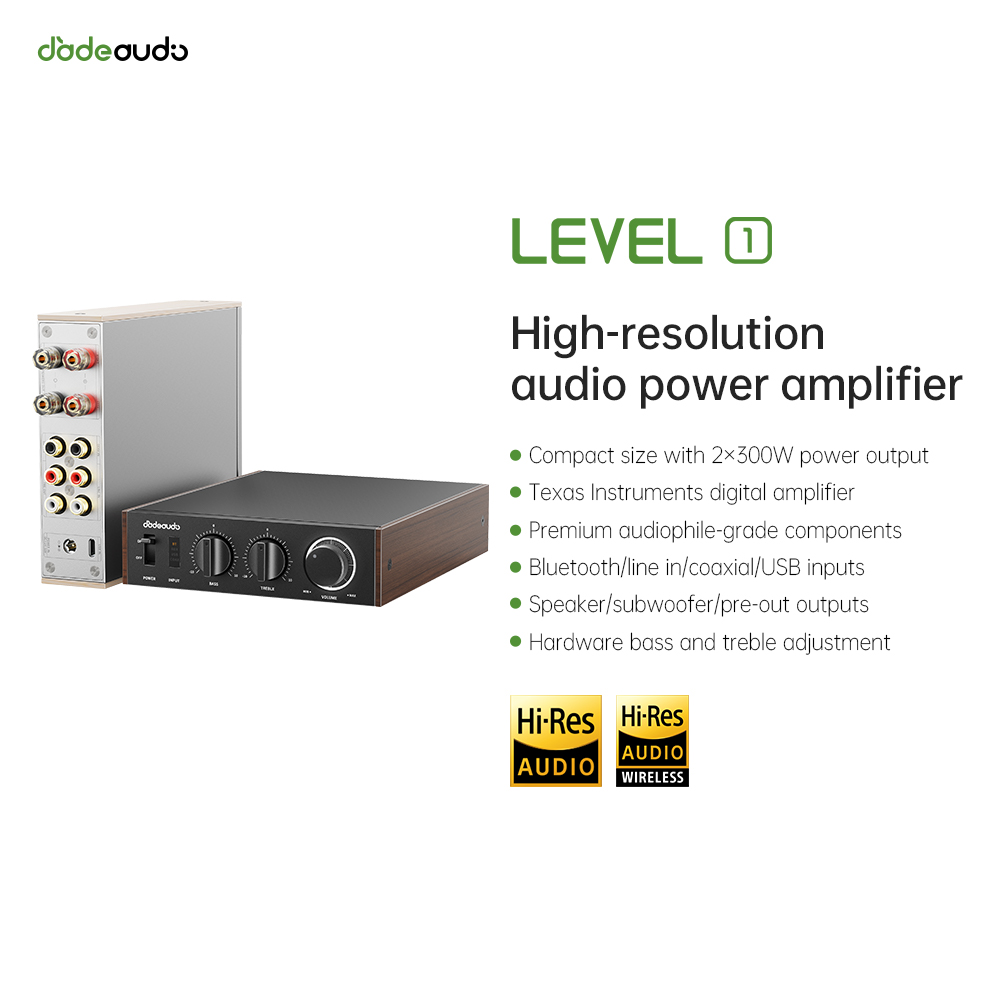 JadeAudio Level 1 Desktop HiFi - Home Cinema Heos recension och pris